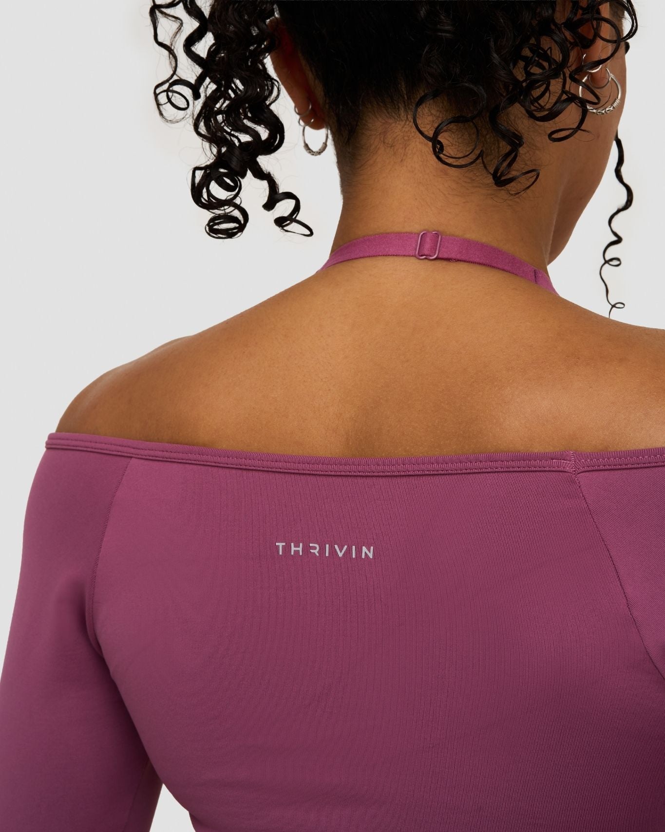 Elevate™ Sculpting Seamless Adjustable Halter Bra | Orchid Mauve