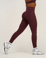 Elevate™ Sculpting Mid Waist Scrunch Leggings | Dark Mauve