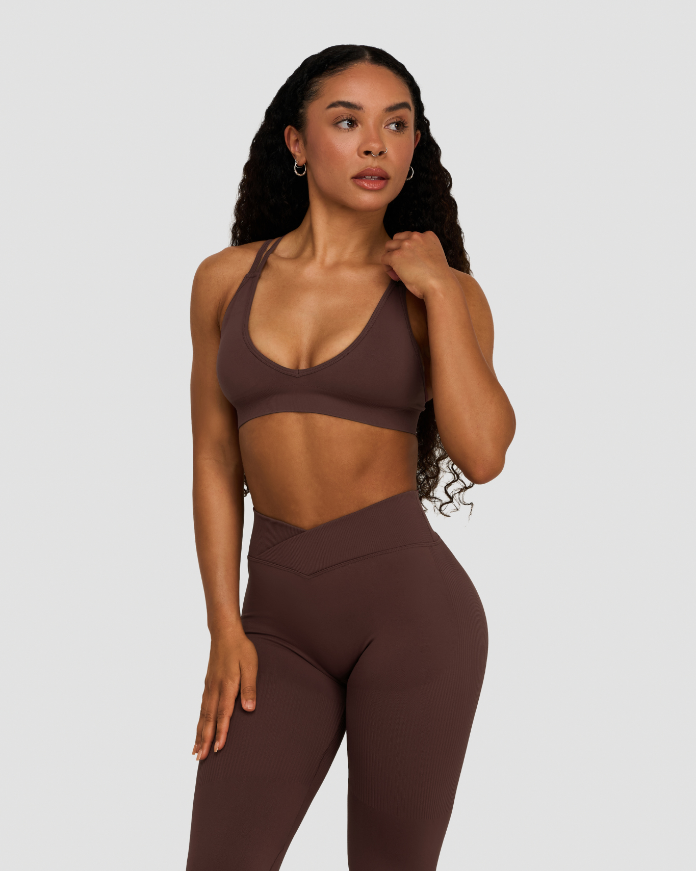 Elevate™ Sculpting Seamless High Apex Bra | Dark Mauve