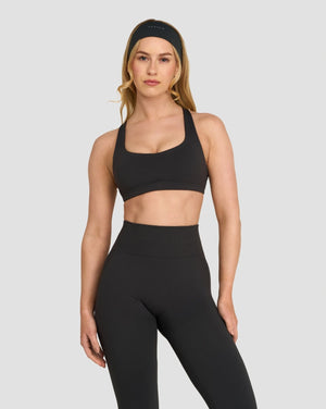 Elevate™ Sculpting Medium Impact Multiway Bra | Charcoal Grey