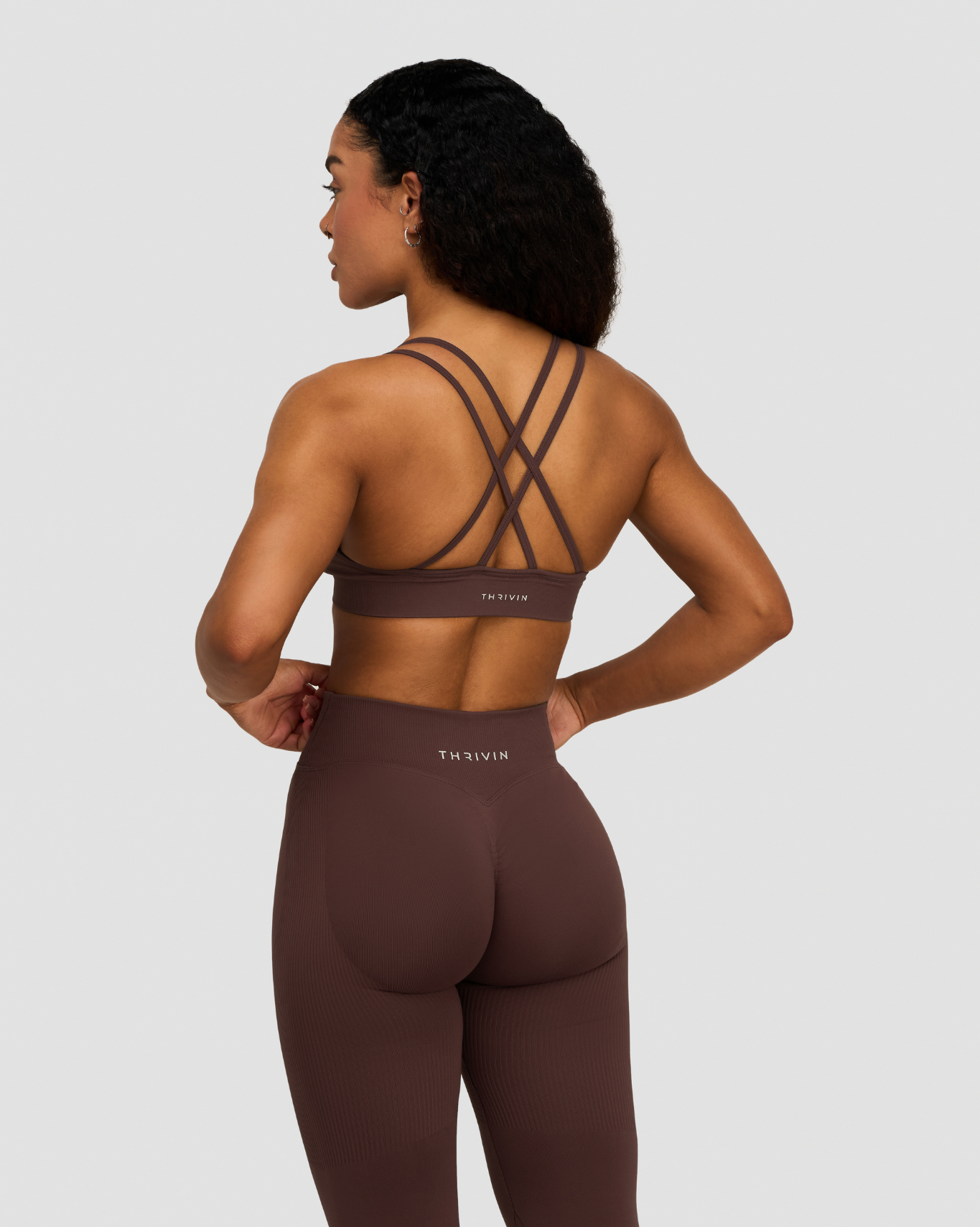 Elevate™ Sculpting Seamless High Apex Bra | Dark Mauve