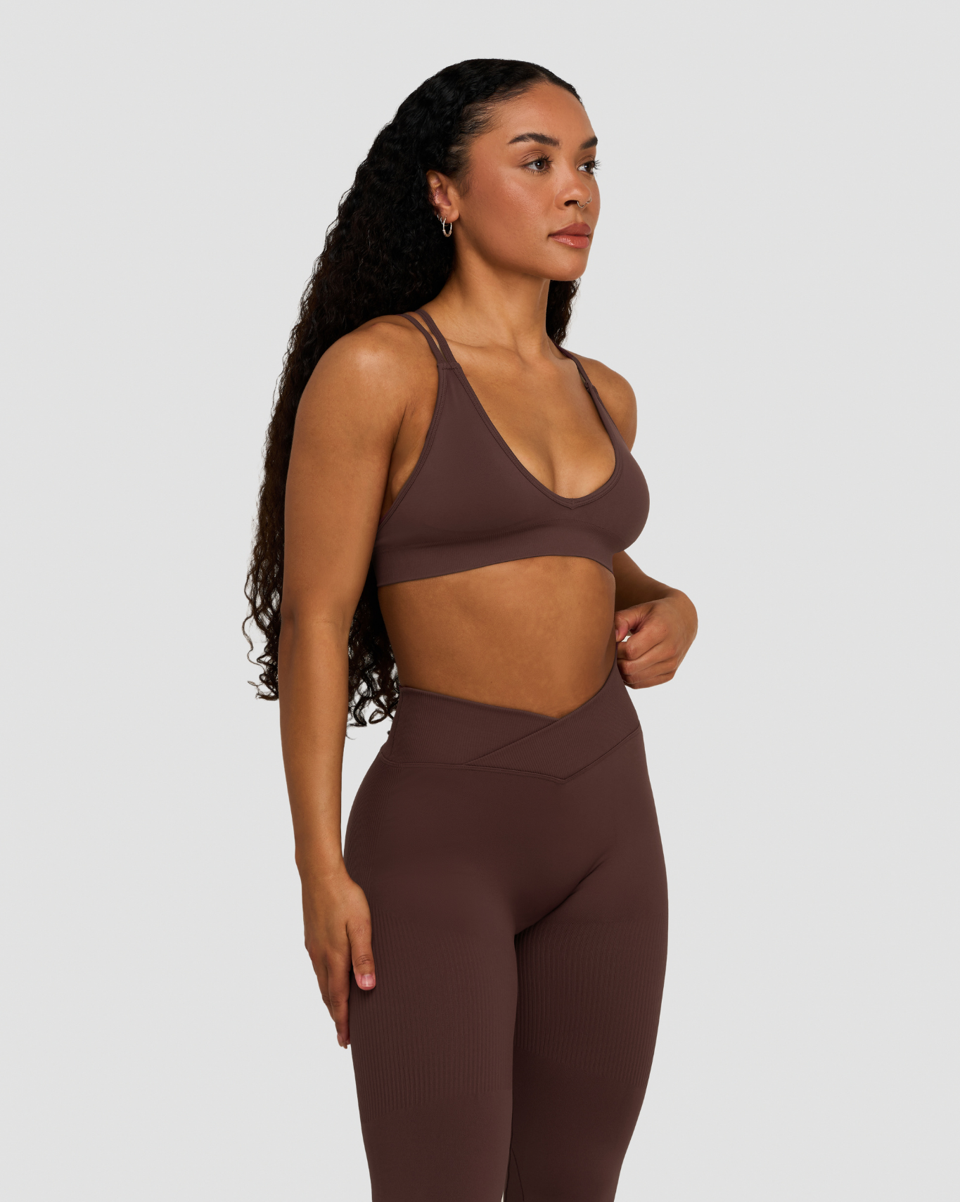 Elevate™ Sculpting Seamless High Apex Bra | Dark Mauve