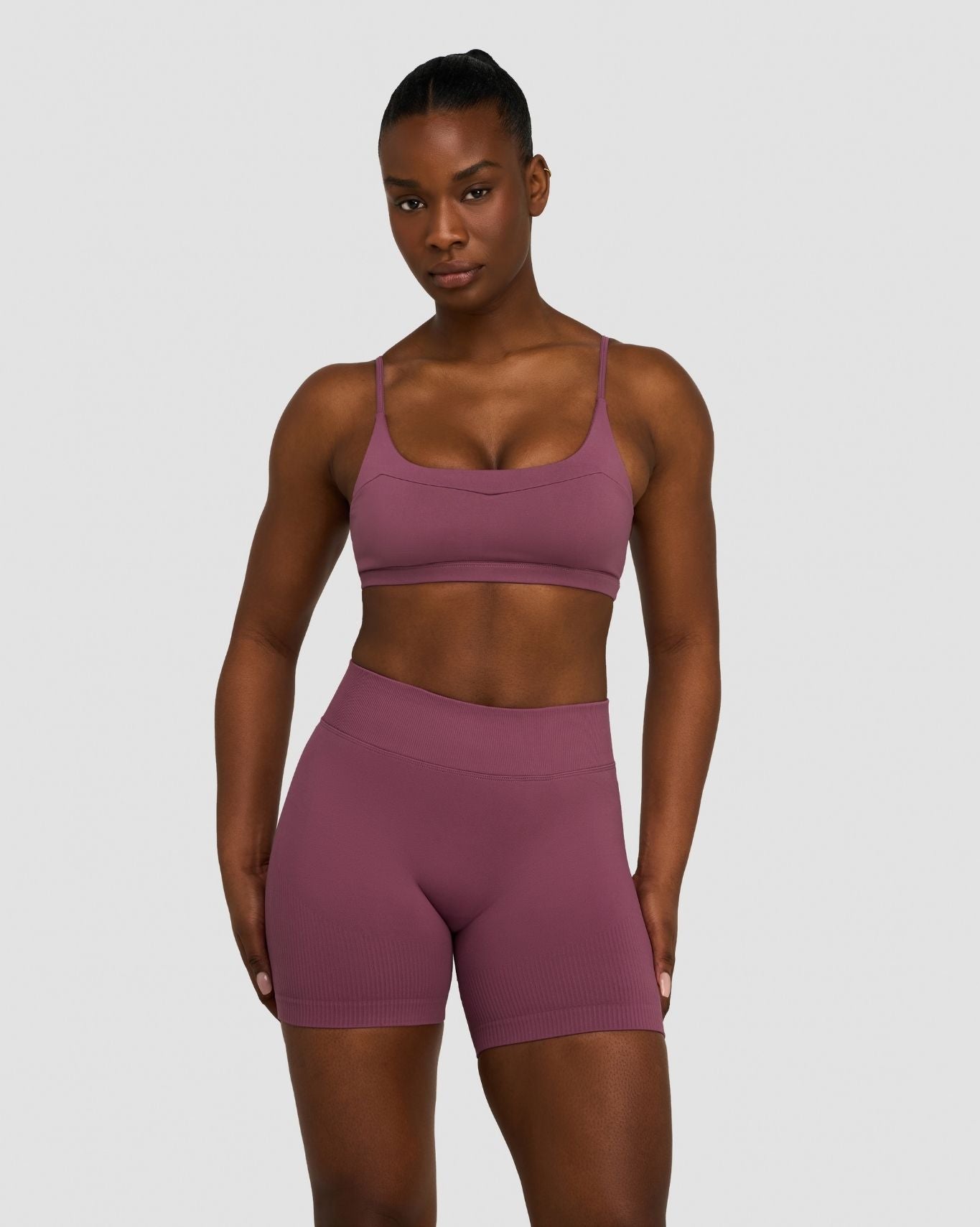 Elevate™ Sculpting Seamless Scoop Neck Bra | Orchid Mauve