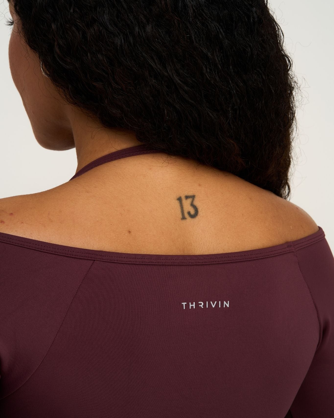 Elevate™ Sculpting Seamless V-Neck Top | Dark Mauve