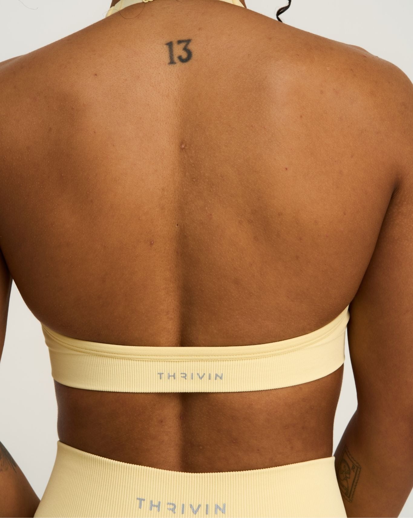 Elevate™ Sculpting Seamless Adjustable Halter Bra | Golden Butter