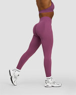 Elevate™ Sculpting Mid Waist Scrunch Leggings | Orchid Mauve