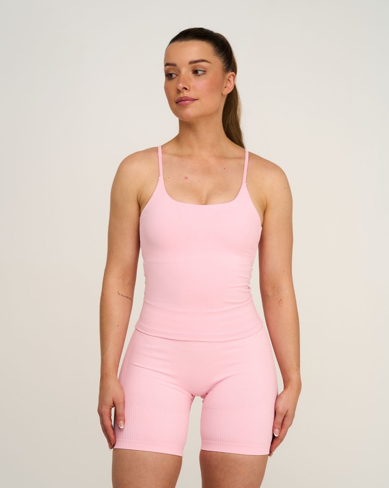 Elevate™ Sculpting Seamless Scoop Neck Cami | Cotton Pink