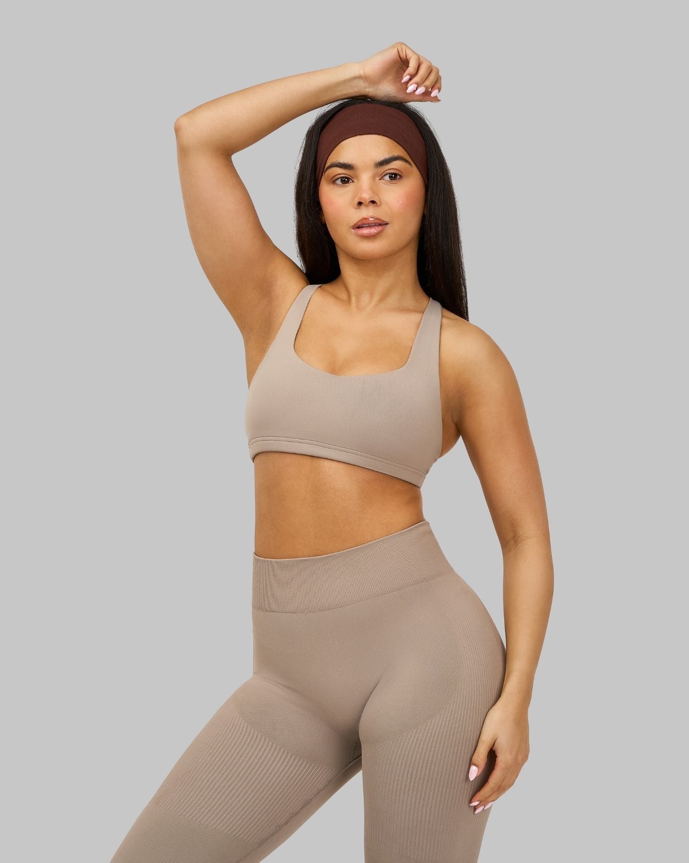 Elevate™ Sculpting Medium Impact Multiway Bra | Latte