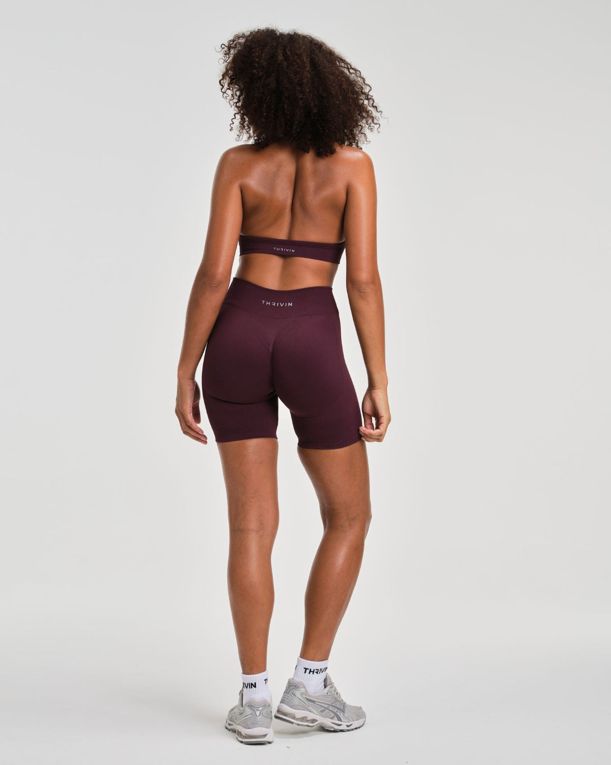 Elevate™ Sculpting Seamless Adjustable Halter Bra | Winter Plum