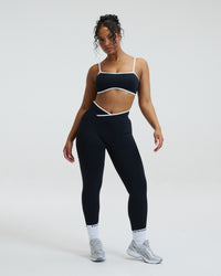 Elevate™ Outline V High Waist Leggings | Night Black