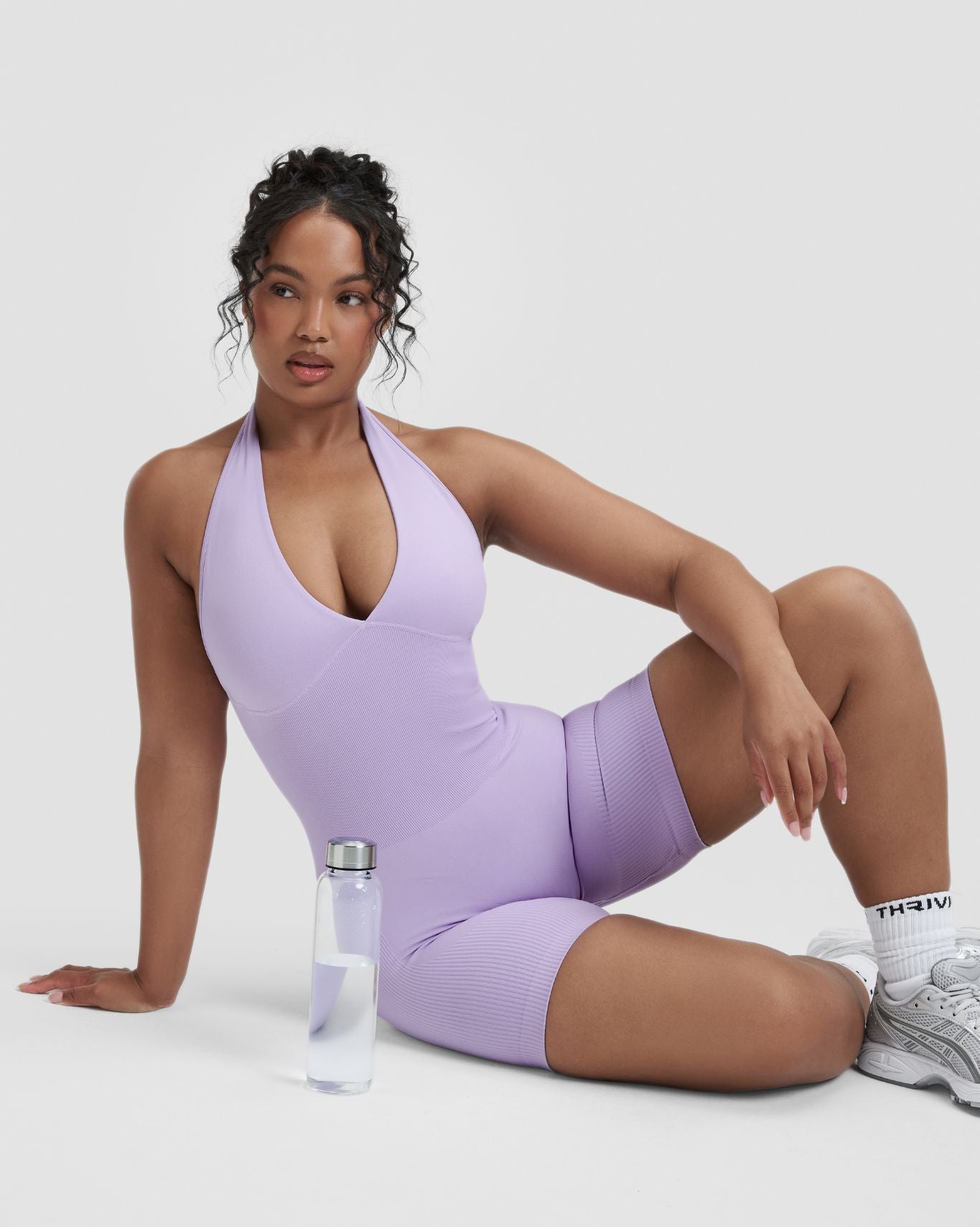 Elevate™ Sculpting Halterneck All In One | Lilac