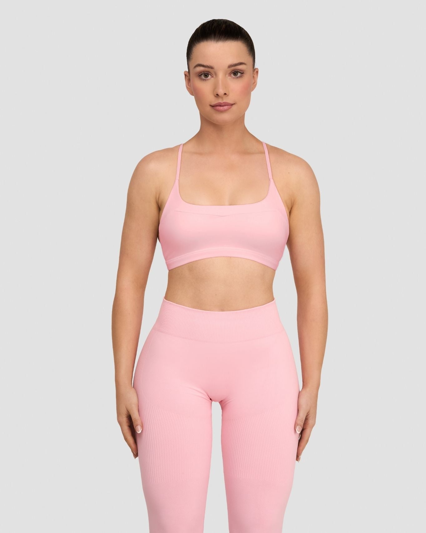 Elevate™ Sujetador Modelador Sin Costuras con Escote Redondo | Algodón Rosa