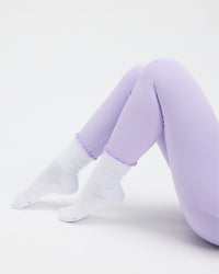 THRIVIN Frill Ruffle Socks | Lilac