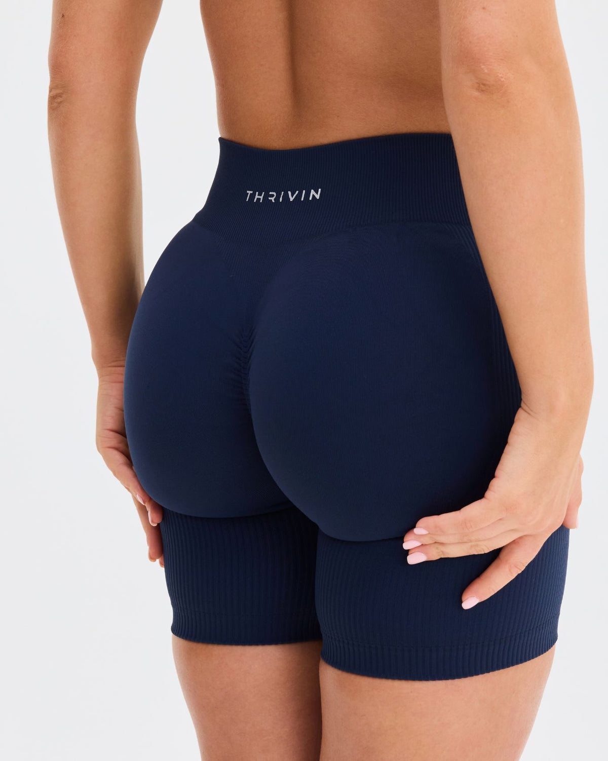 Arise - Seamless Sculpt Ribbed Contour Leggings - Zwart