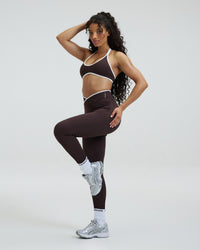 Elevate™ Outline V High Waist Leggings | Coffee
