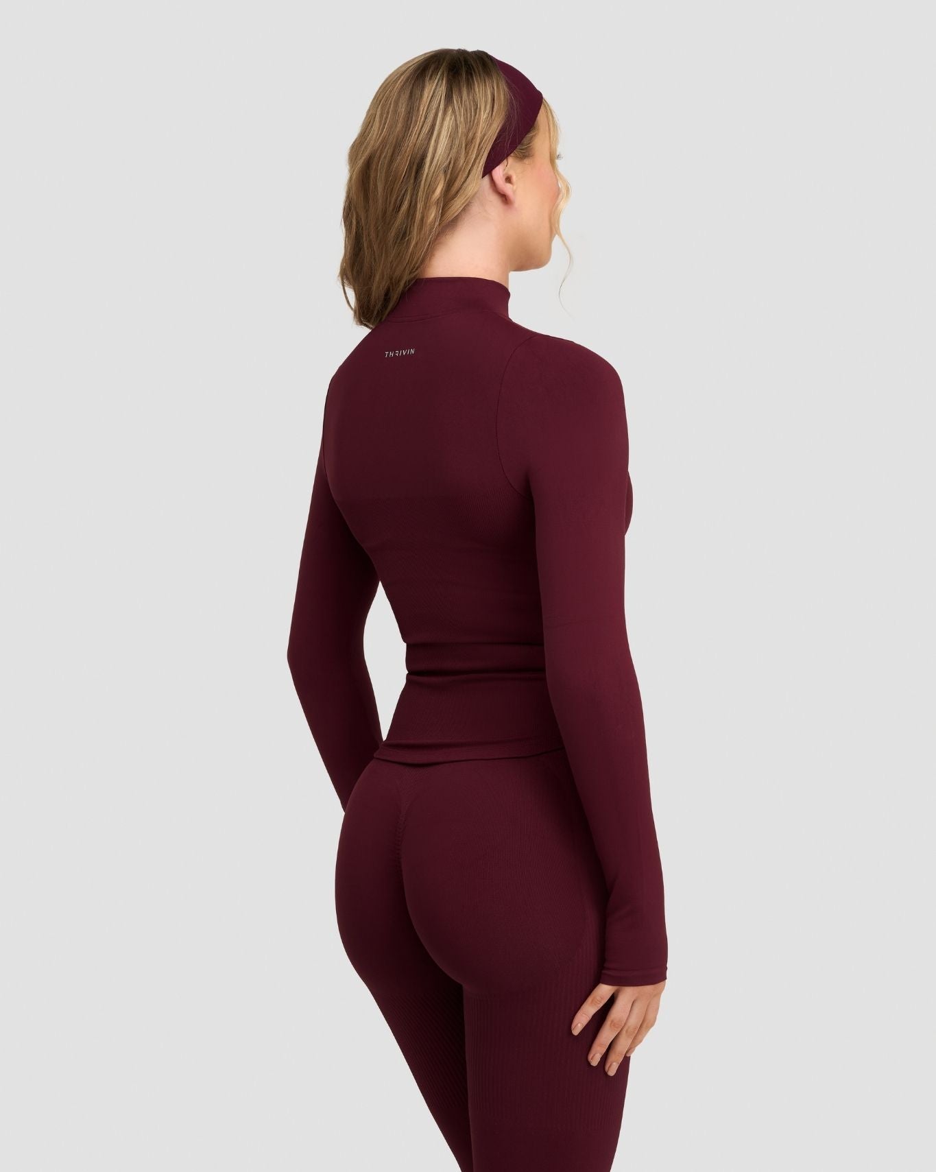 Elevate™ Chaqueta Sin Costuras de Modelado | Merlot