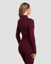 Elevate™ Chaqueta Sin Costuras de Modelado | Merlot