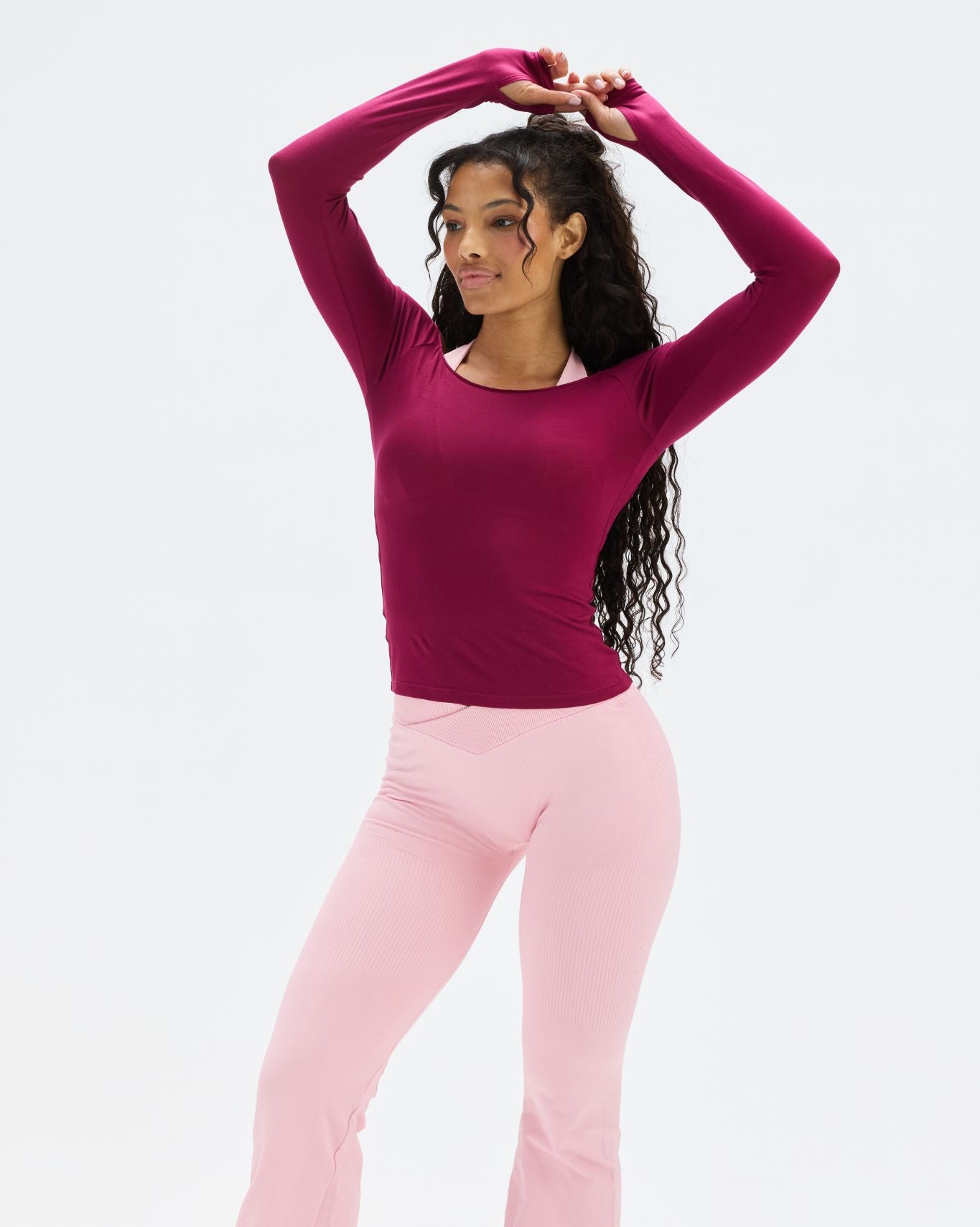 The Essential Collection Boat Neck Top | Cherry Berry