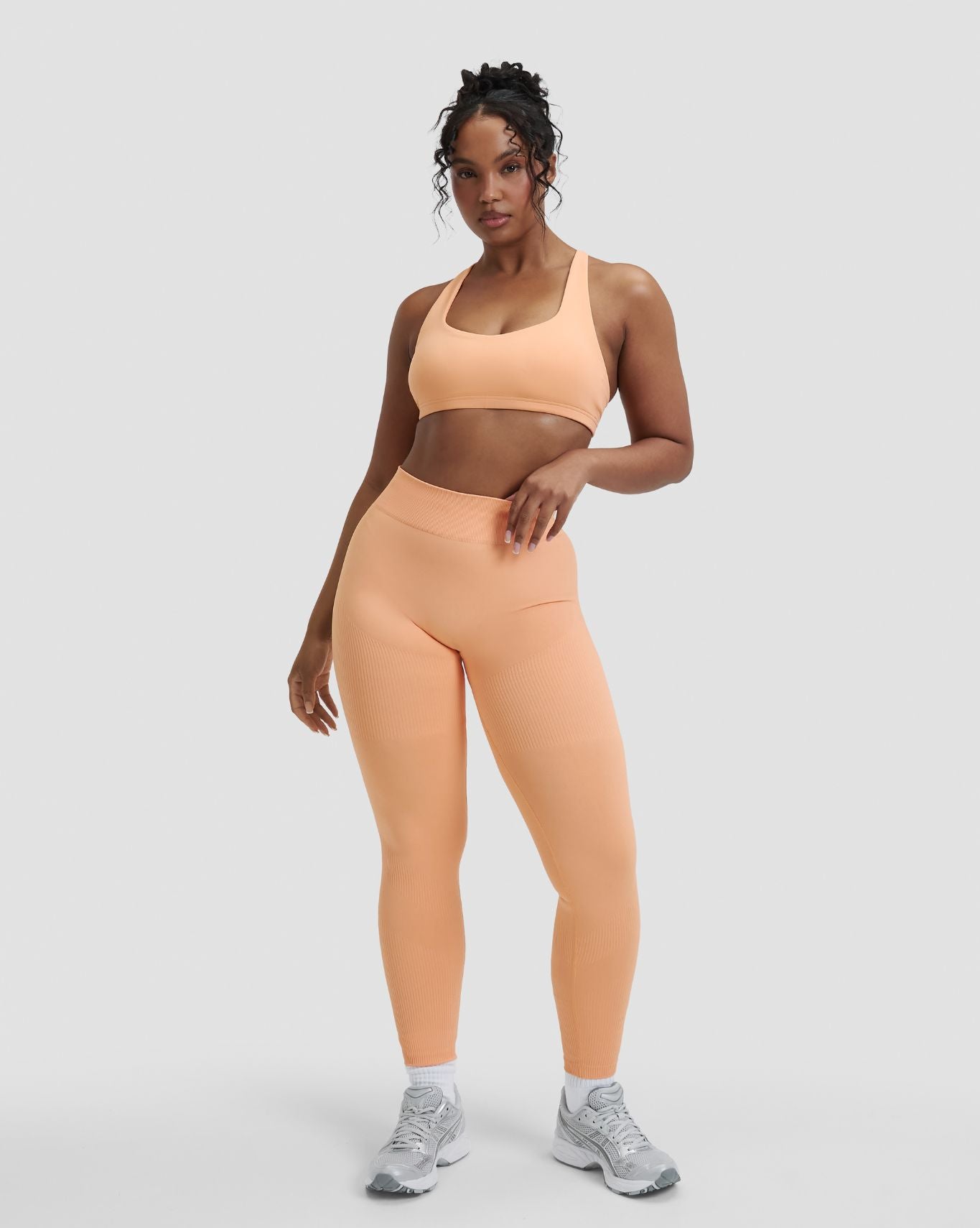 Elevate™ Sculpting Mid Waist Scrunch Leggings | Melon Ice