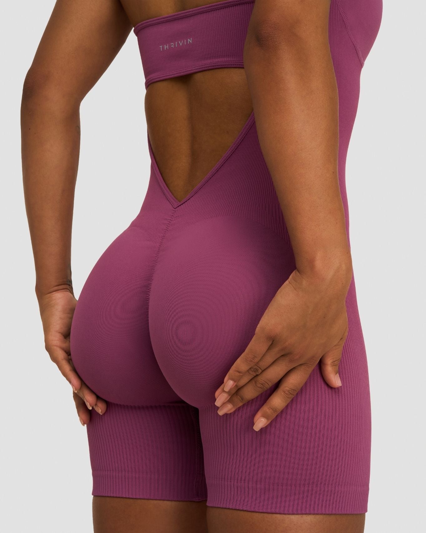 Elevate™ Sculpting Halterneck All In One | Orchid Mauve
