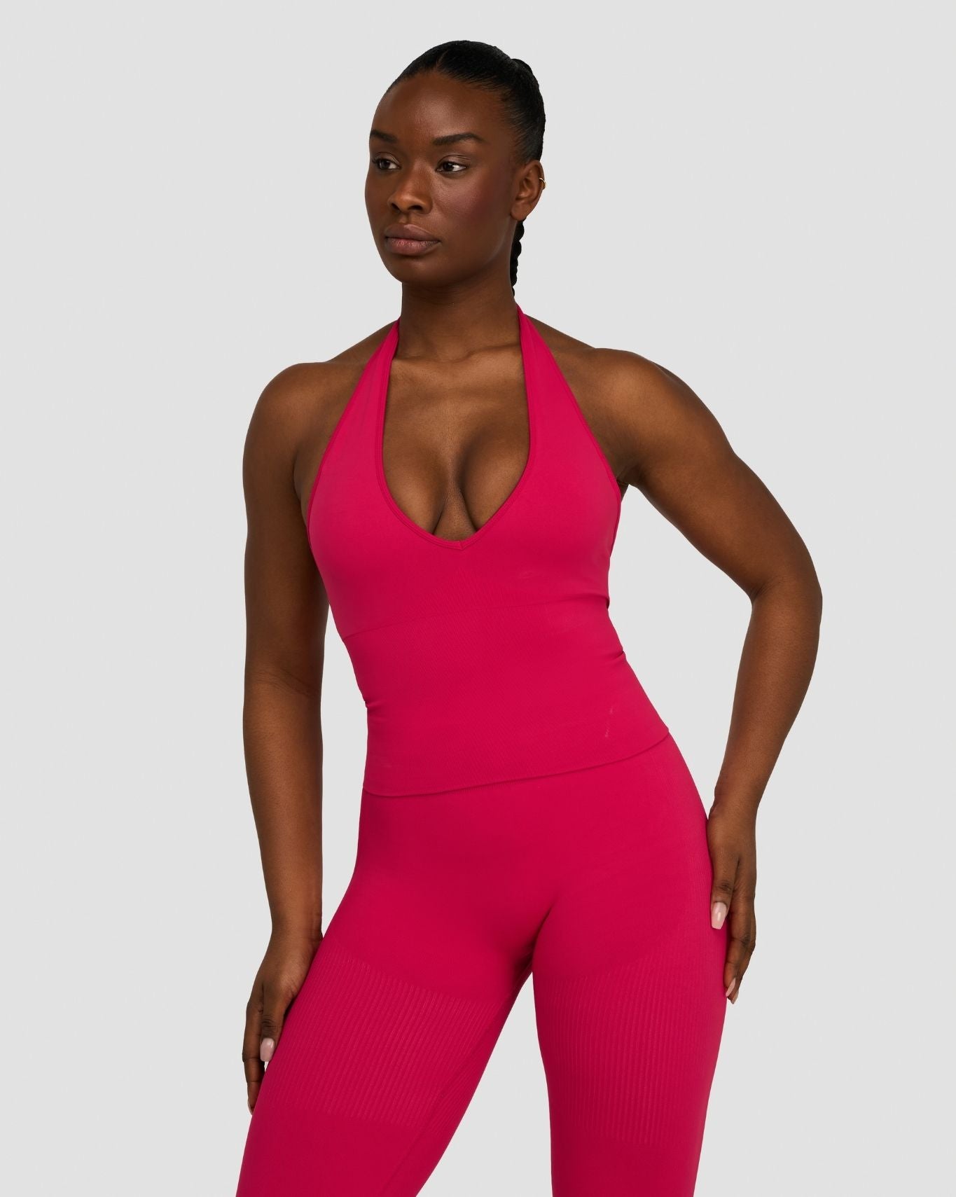 Top Halter Sin Costuras Modelador Elevate™ | Fresa