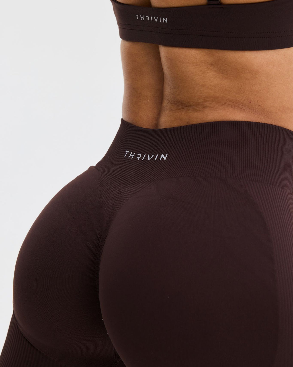 Elevate™ Sculpting Mid Waist Scrunch Leggings | Coffee