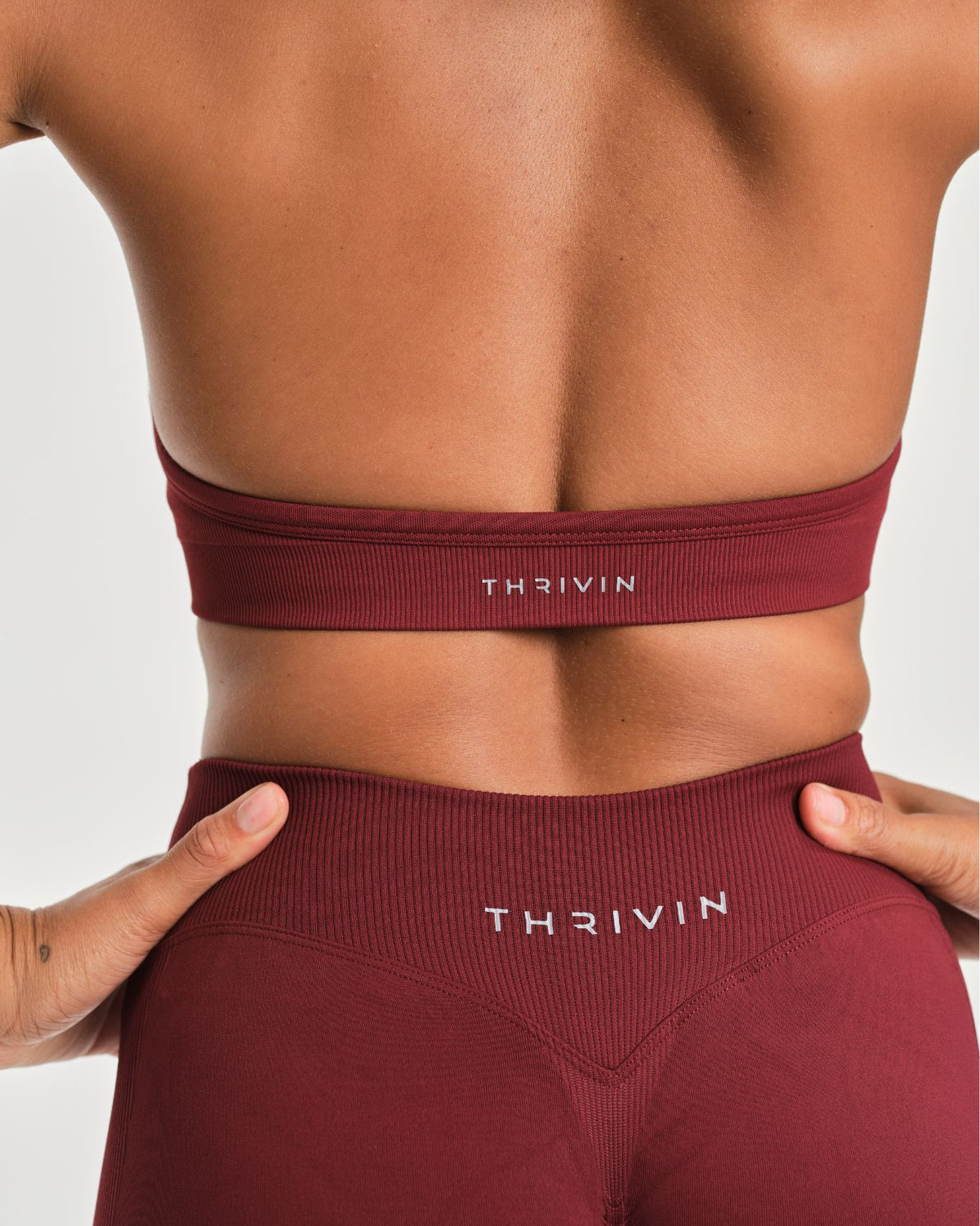 Elevate™ Sculpting Seamless Adjustable Halter Bra | Fine Wine