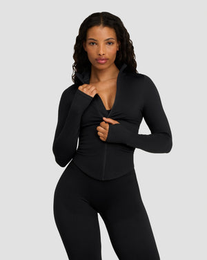 Elevate™ Sculpting Seamless Jacket | Night Black