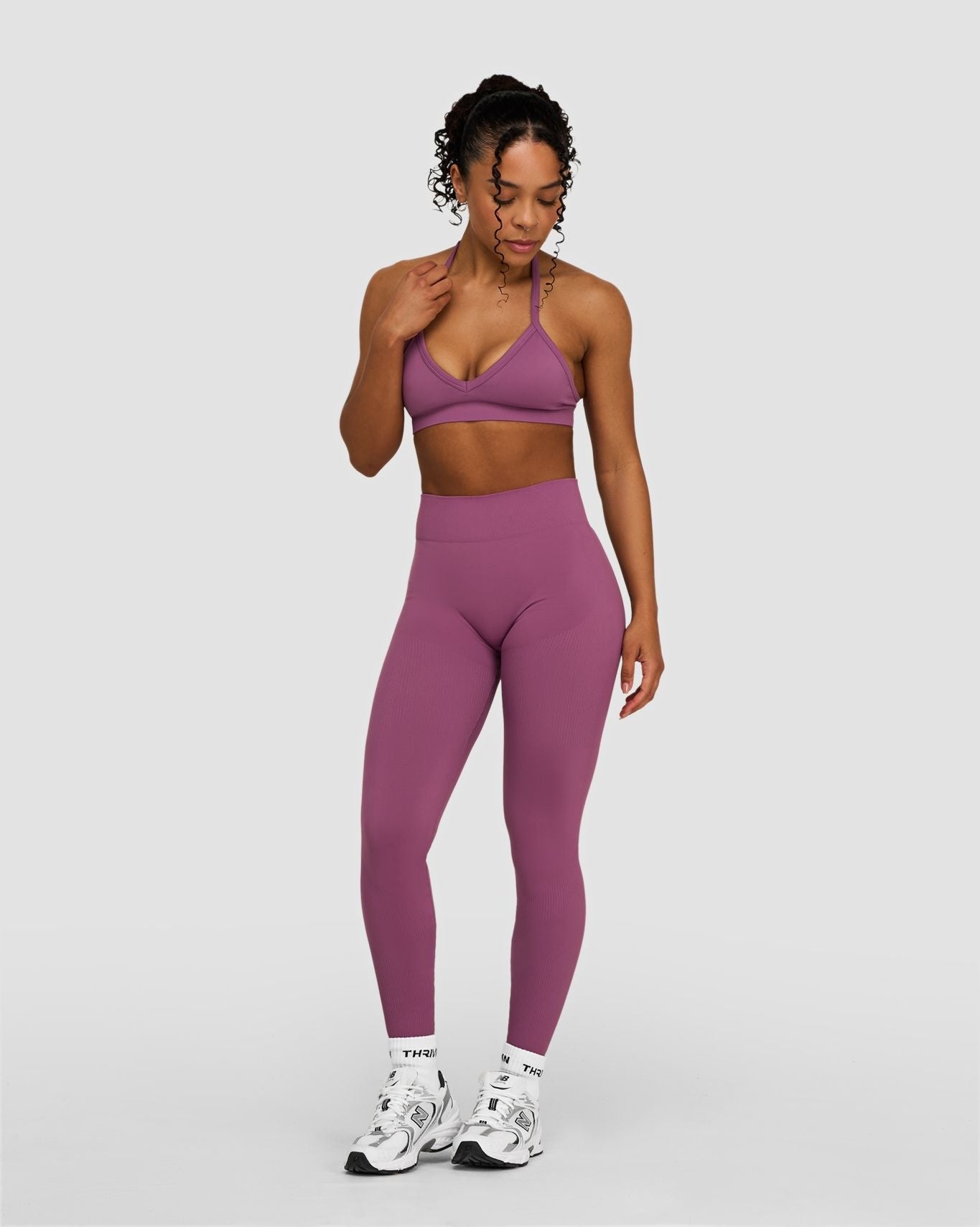 Elevate™ Sculpting Mid Waist Scrunch Leggings | Orchid Mauve