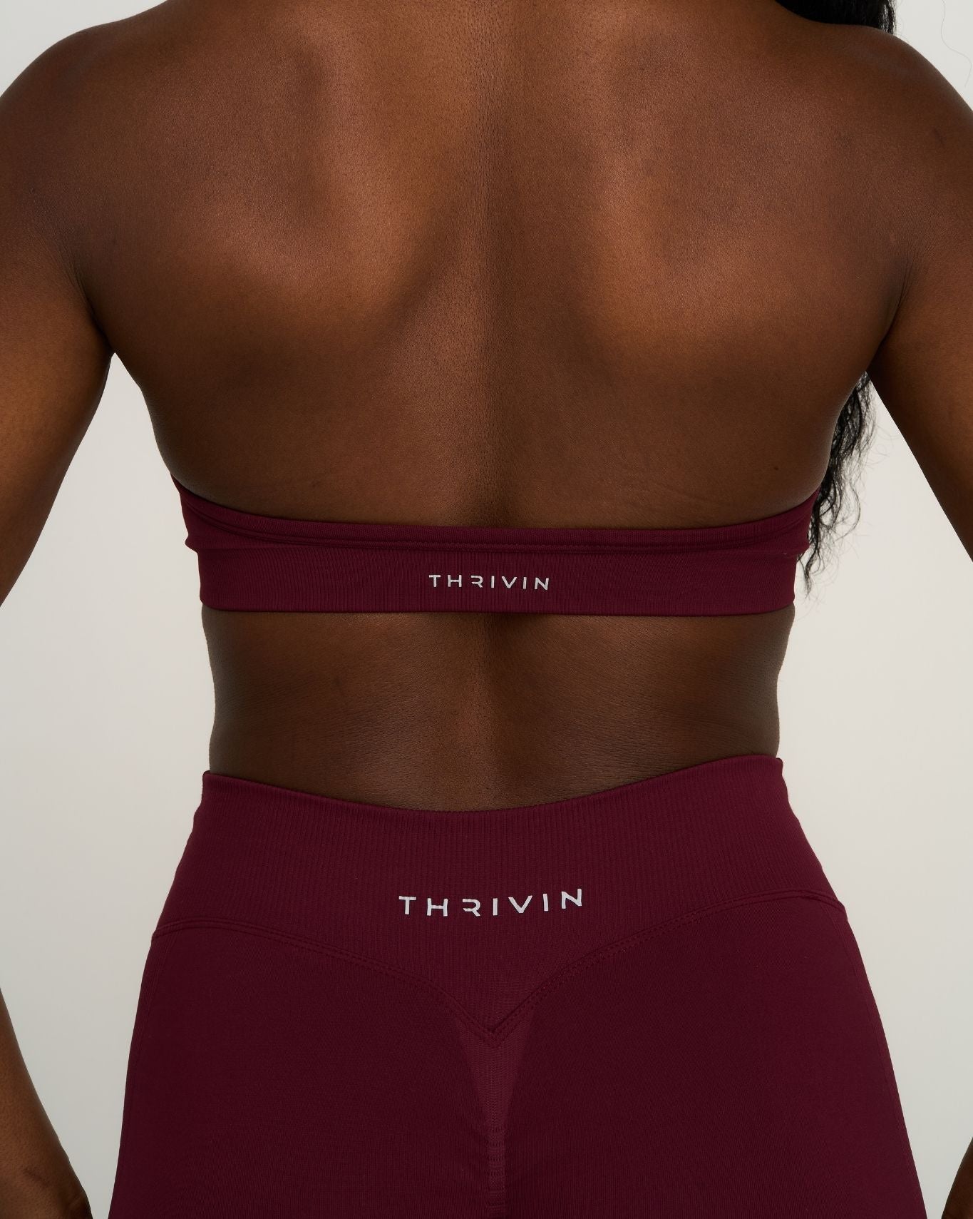 Elevate™ Sculpting Seamless Adjustable Halter Bra | Merlot