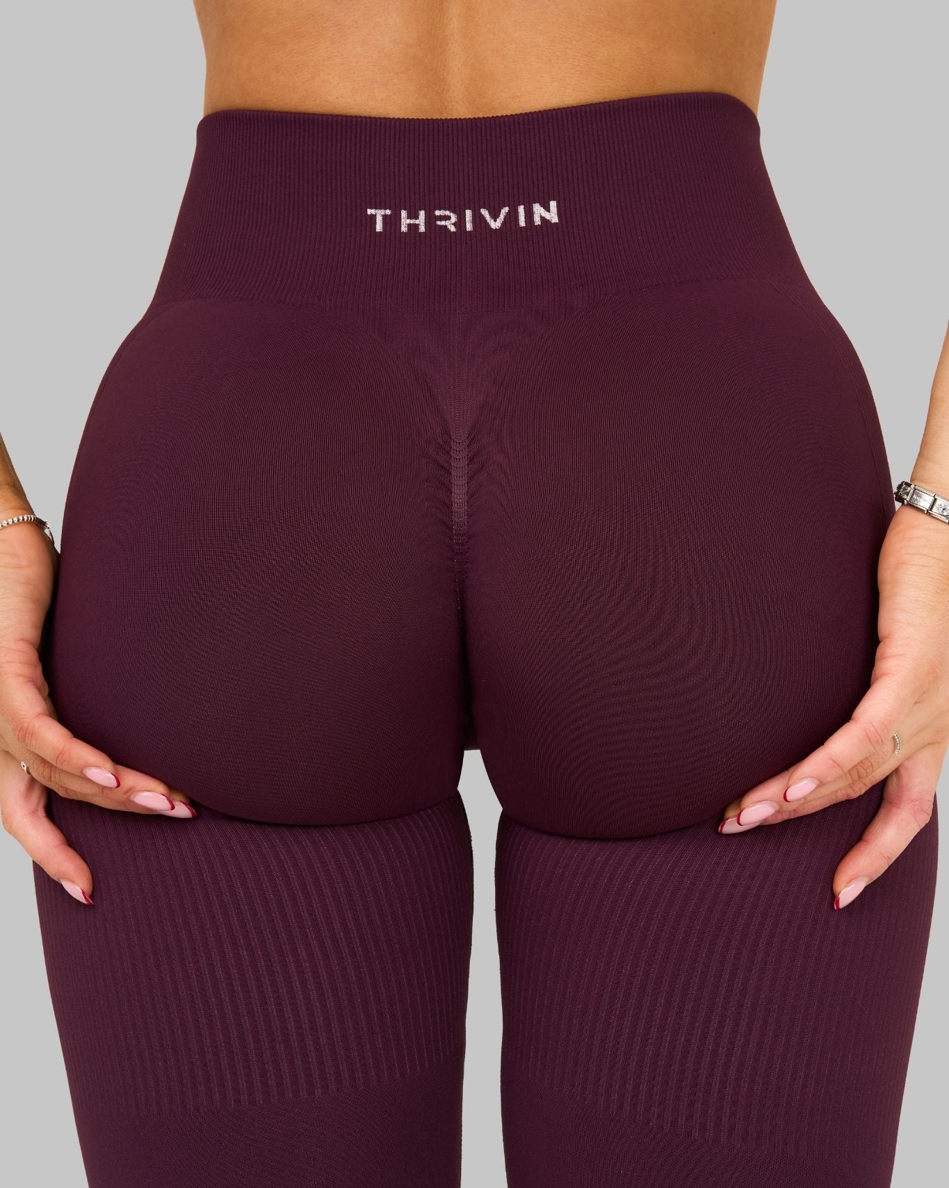Elevate™ Sculpting High Waist Scrunch Leggings | Winter Plum
