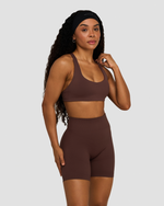 Elevate™ Sculpting Medium Impact Multiway Bra | Dark Mauve