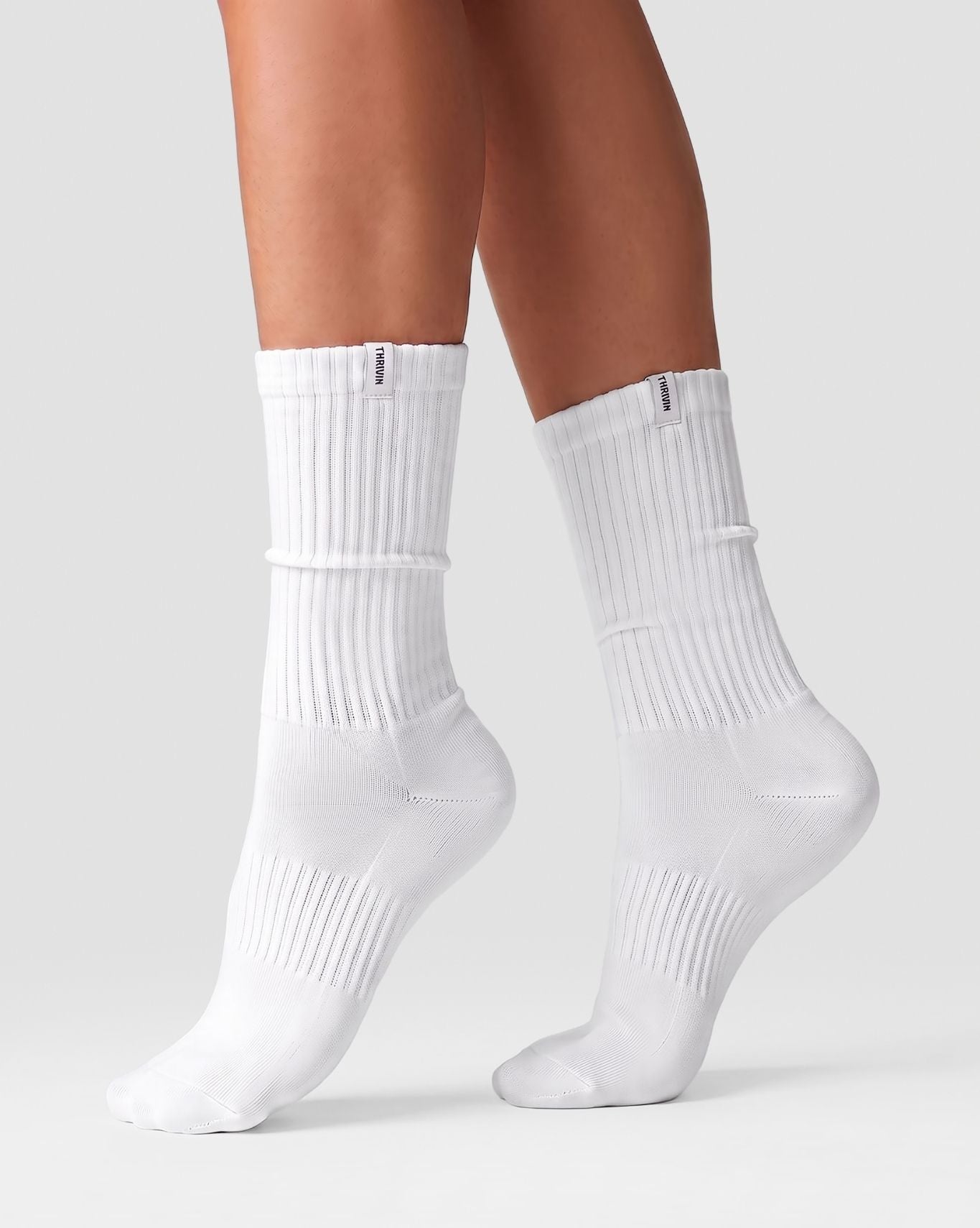 THRIVIN Ruffle Socks Long