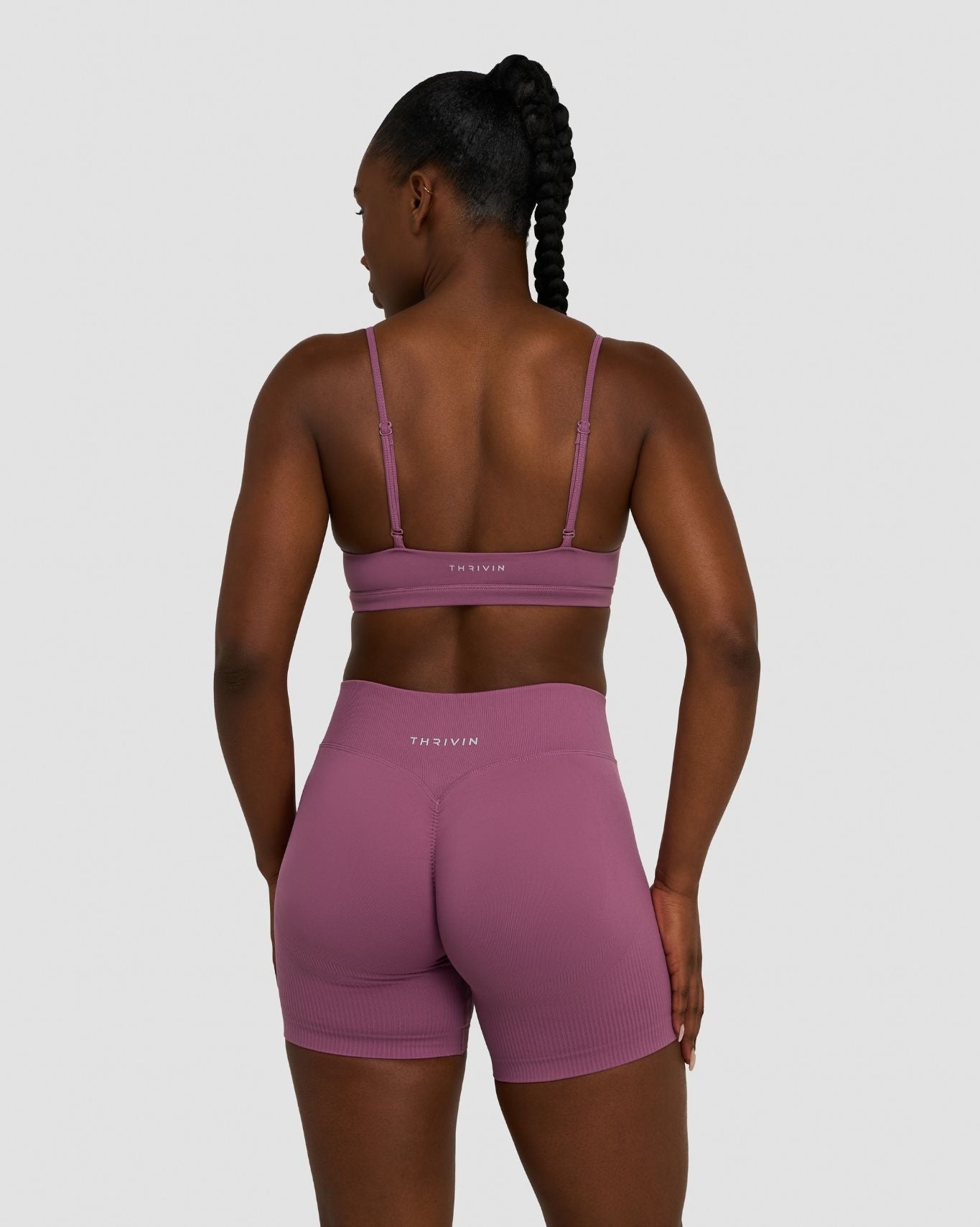 Elevate™ Sculpting Seamless Scoop Neck Bra | Orchid Mauve