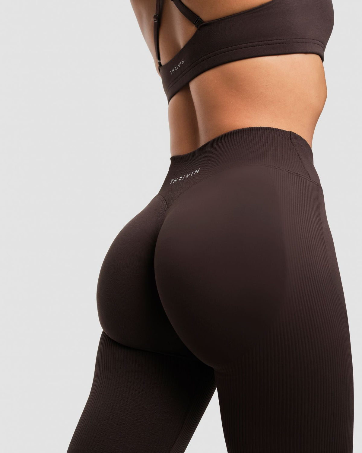 Elevate™ Sculpting Mid V-Waist Flare Leggings | Coffee