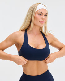 Elevate™ Sculpting Medium Impact Multiway Bra | Midnight Navy