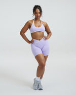 Elevate™ Outline Short Scrunch Shorts | Lilac