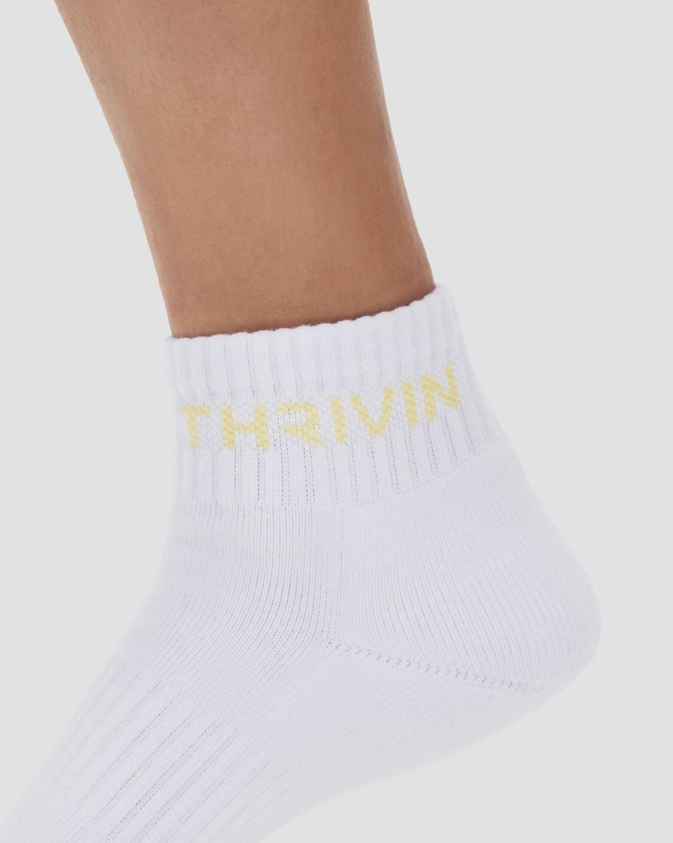 THRIVIN Mid Socks | Golden Butter