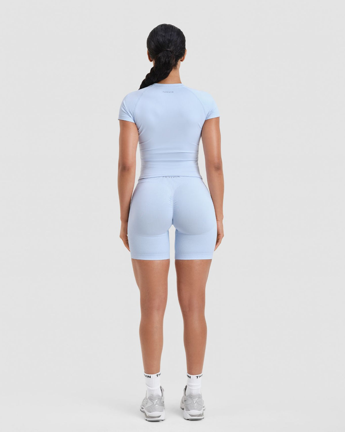 Elevate™ Compression Baby T-Shirt | Ice Blue