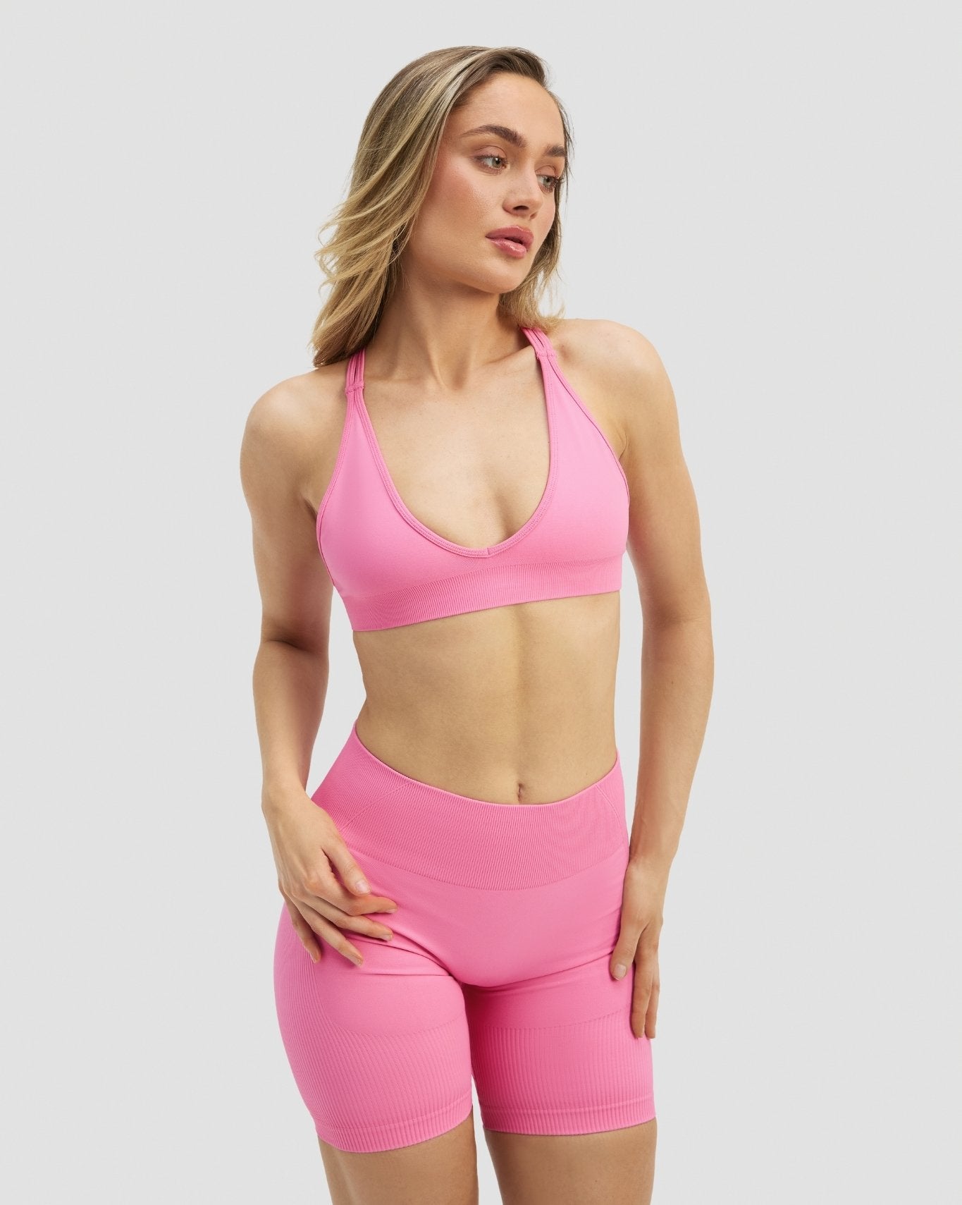 Elevate™ Sculpting Seamless High Apex Bra | Bubble Pink