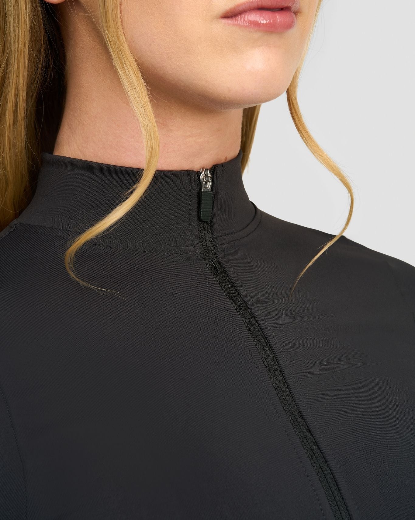 Sculpting Seamless Shapewear Gym Jacket - Charcoal Grey | Thrivin