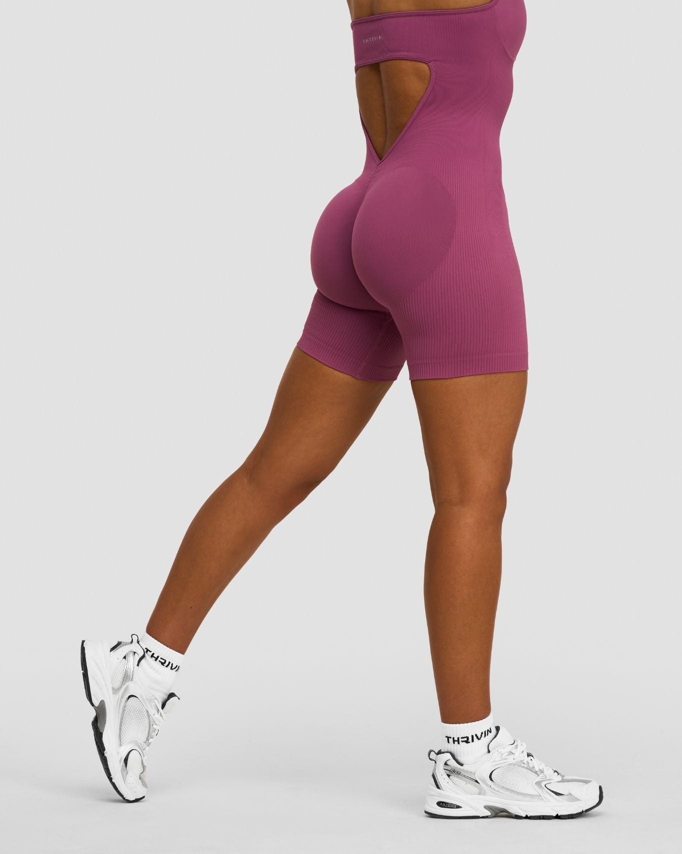 Elevate™ Sculpting Halterneck All In One | Orchid Mauve