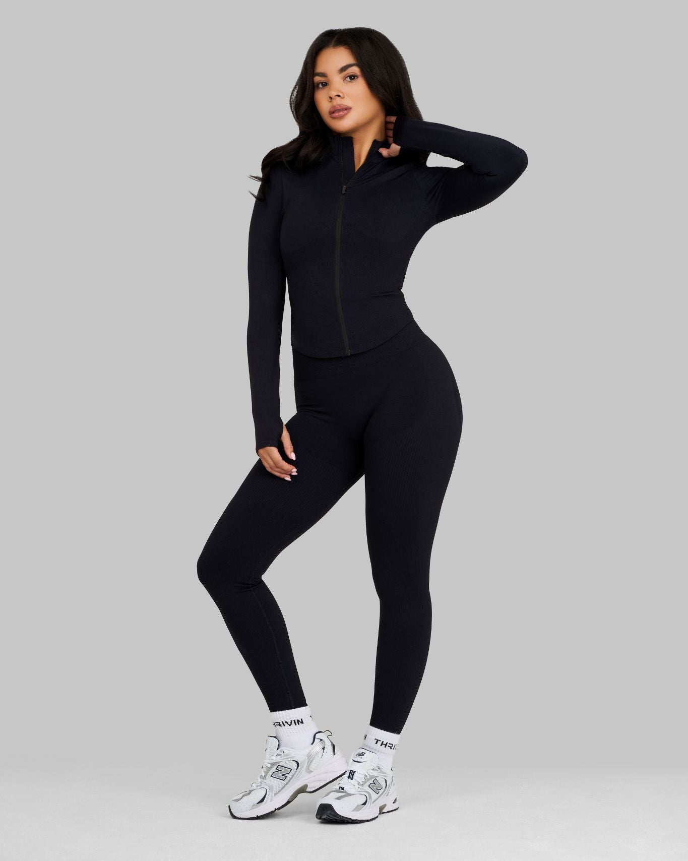 Thrivin Elevate™ Sculpt Shapewear Jacket Elevate Sculpt Shapewear Jacket | Snatched Fit Performance Jacket