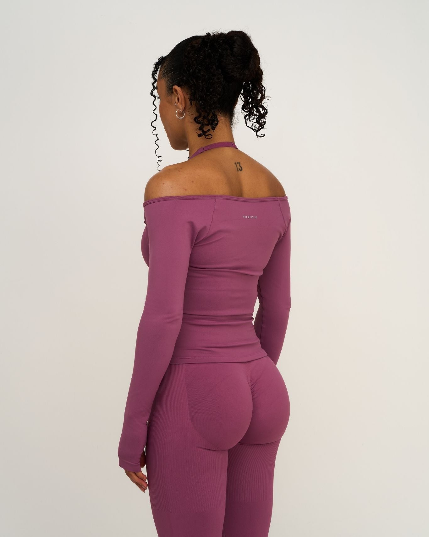 Elevate™ Sculpting Seamless V-Neck Top | Orchid Mauve