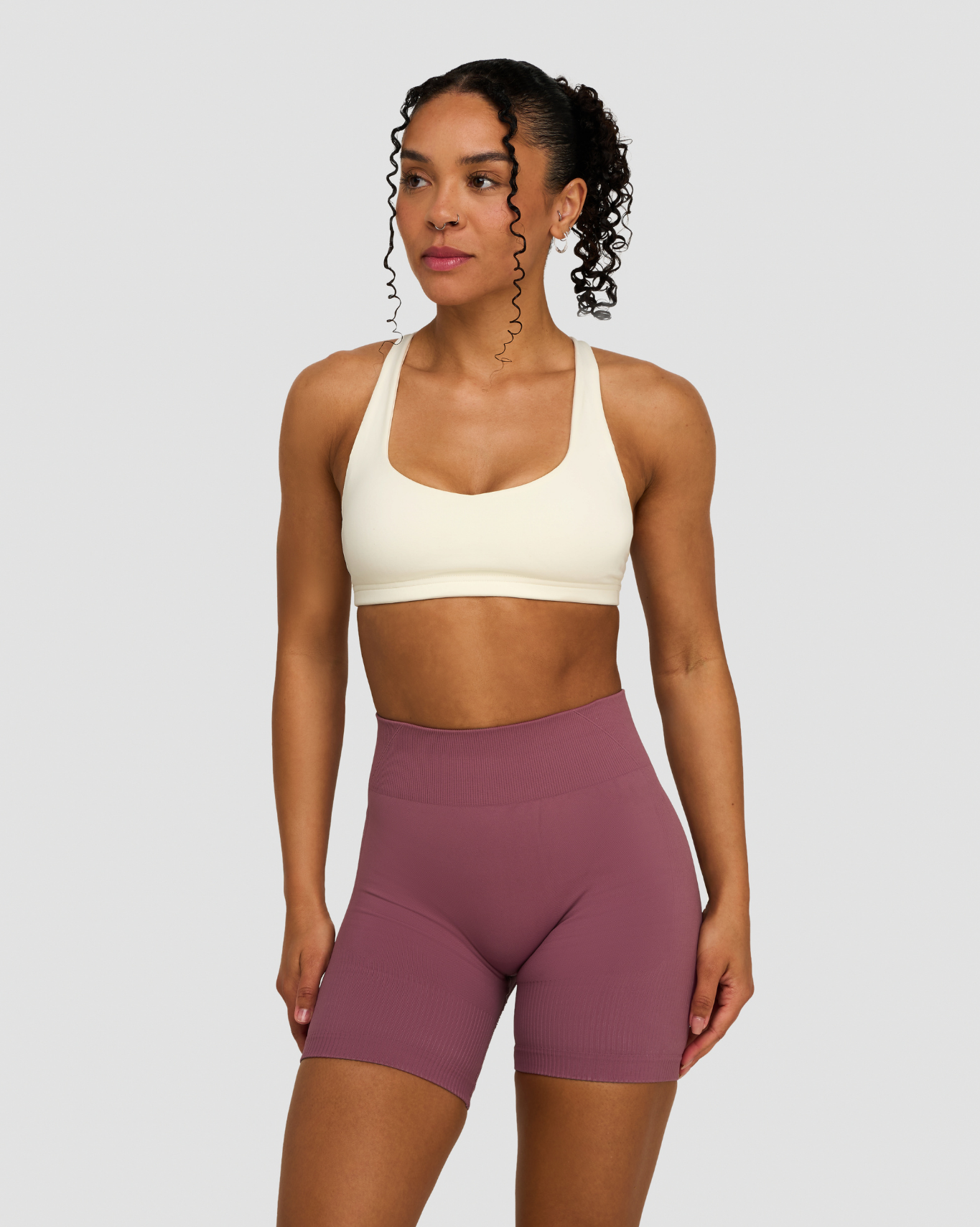 Elevate™ Sculpting Medium Impact Multiway Bra | Cream