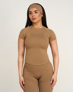 Elevate™ Compression T-shirt | Toffee