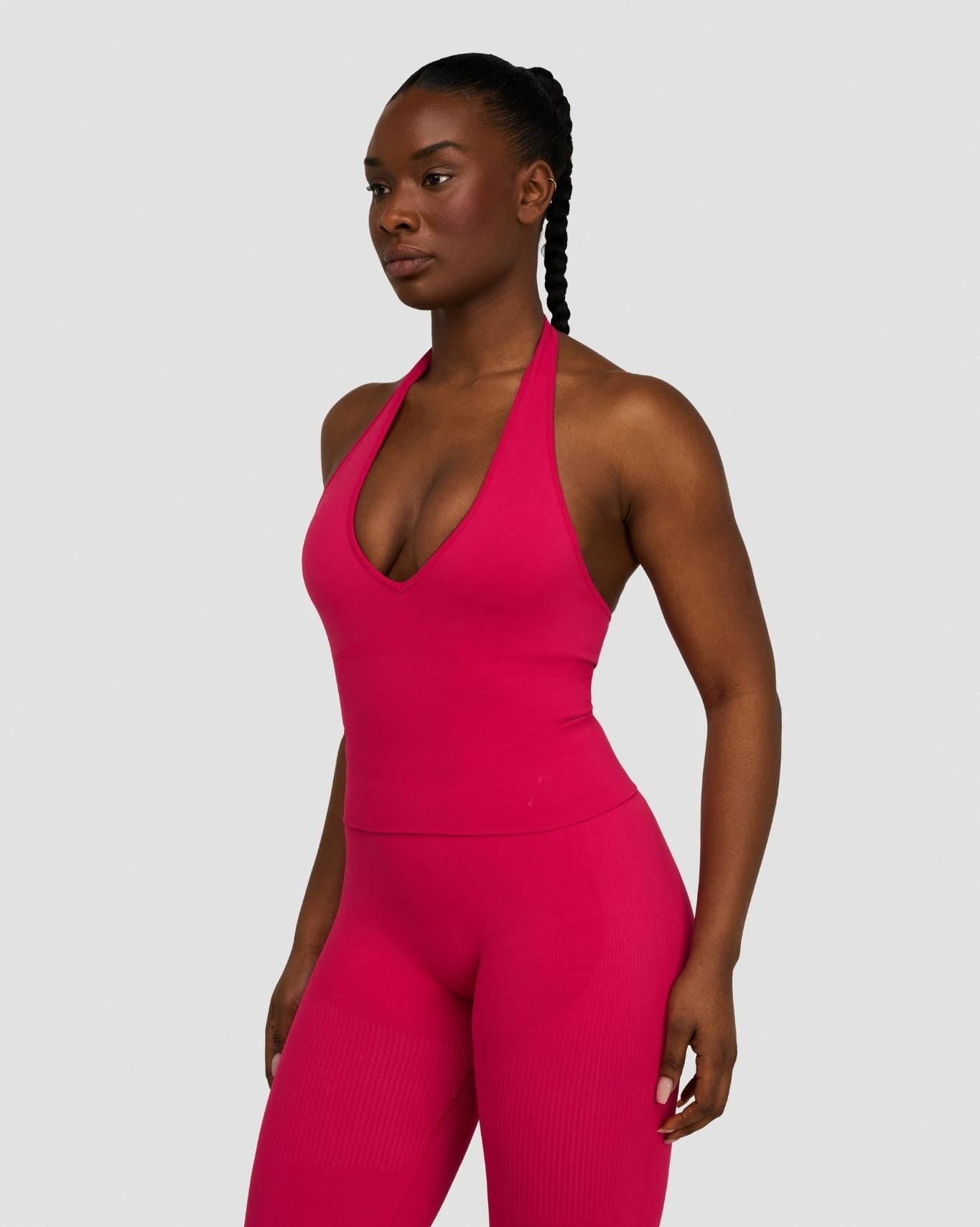 Top Halter Sin Costuras Modelador Elevate™ | Fresa