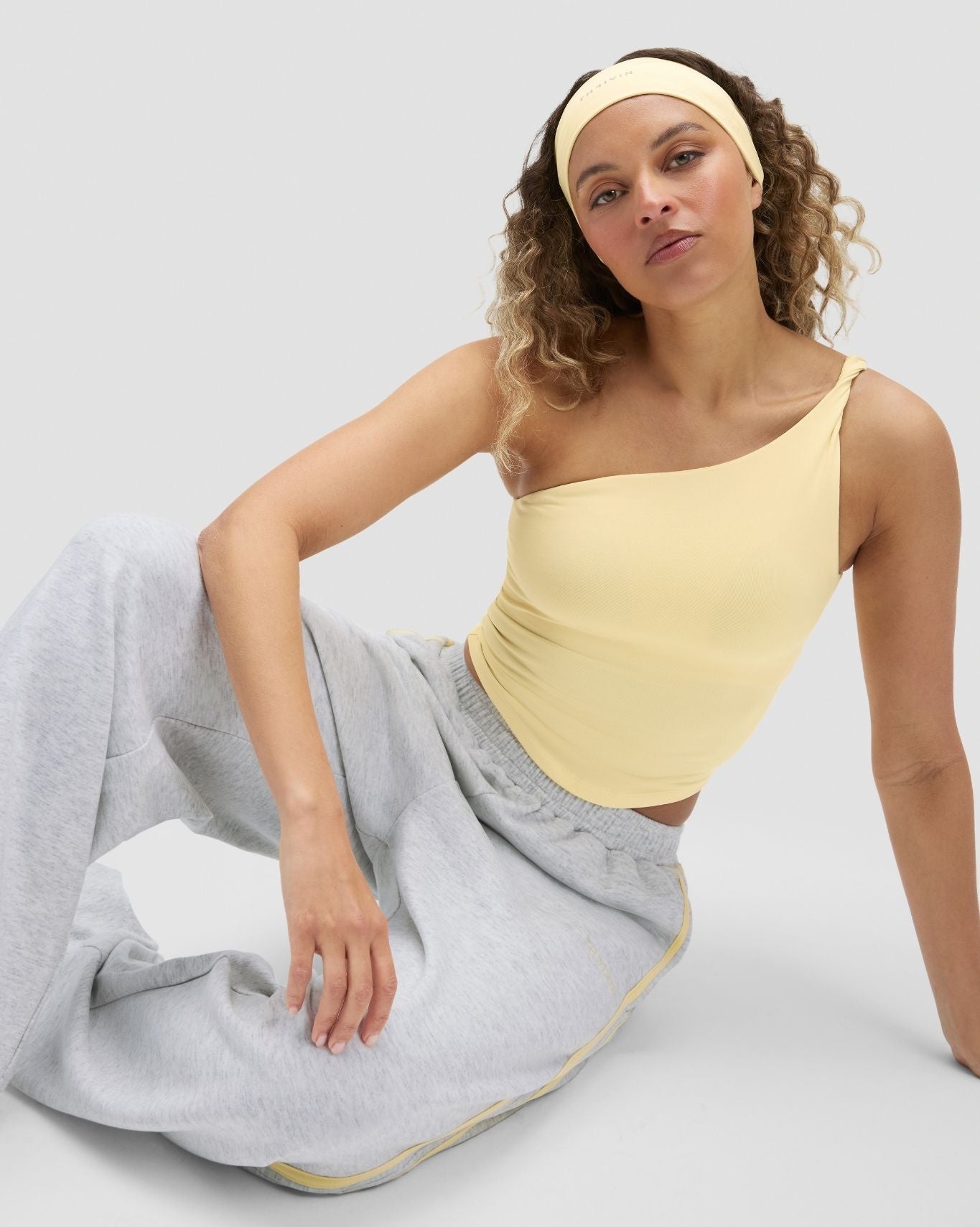 Elevate™ Sculpting Asymmetric Twist Top | Golden Butter