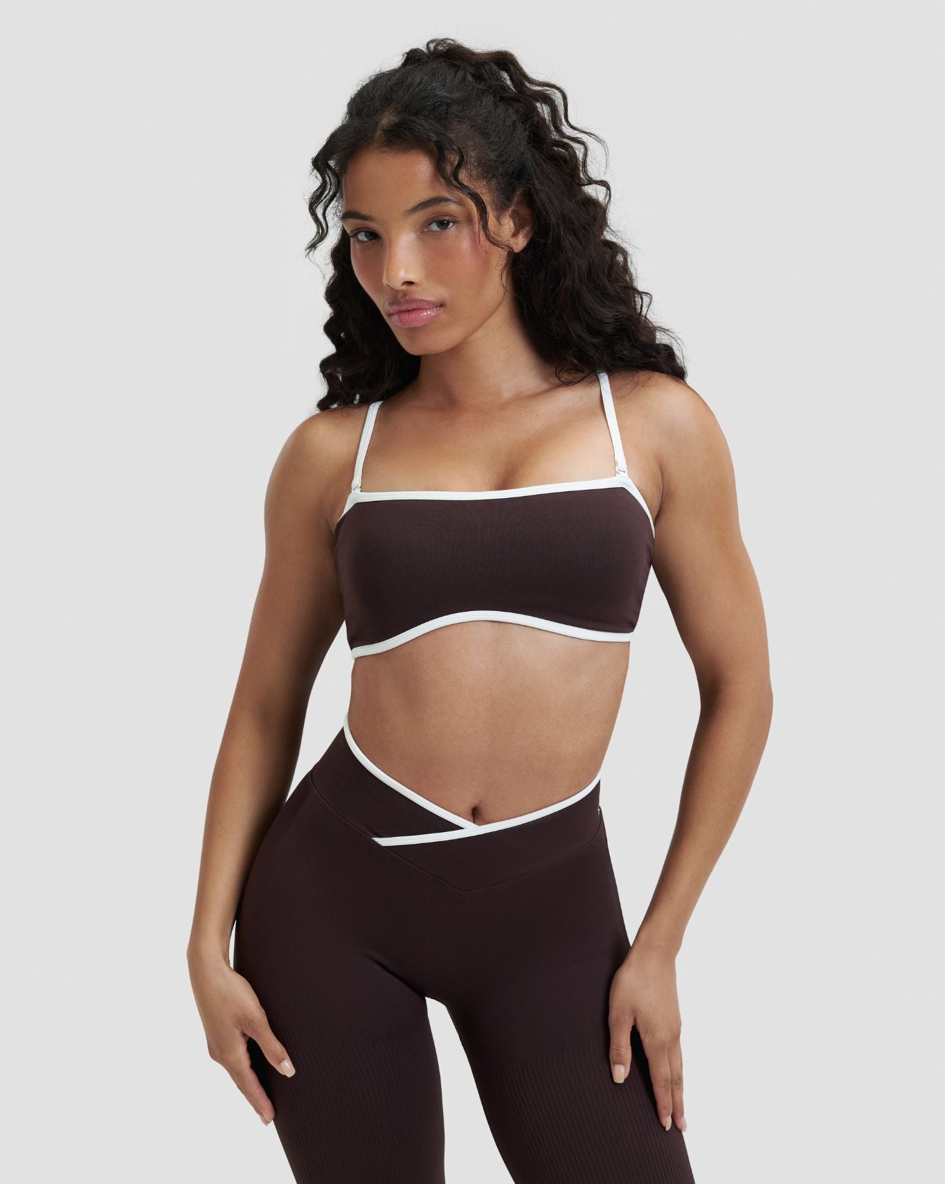 Elevate™ Outline Bandeau Bra | Coffee