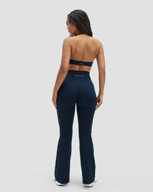 Elevate™ Mallas Acampanadas de Cintura Alta para Modelar | Azul Medianoche